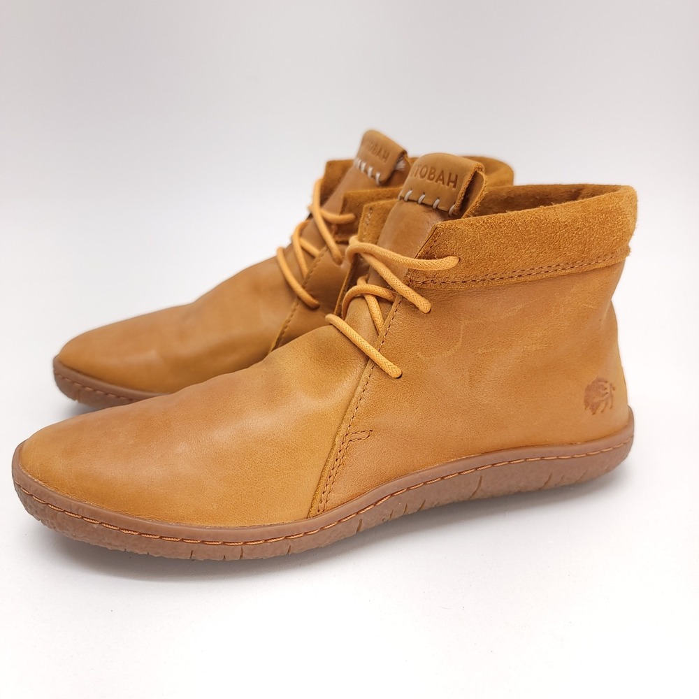 Manitobah Mukluks Womens Tan Leather Lace Up Ankle Chukka Boots 4050302 Size 7